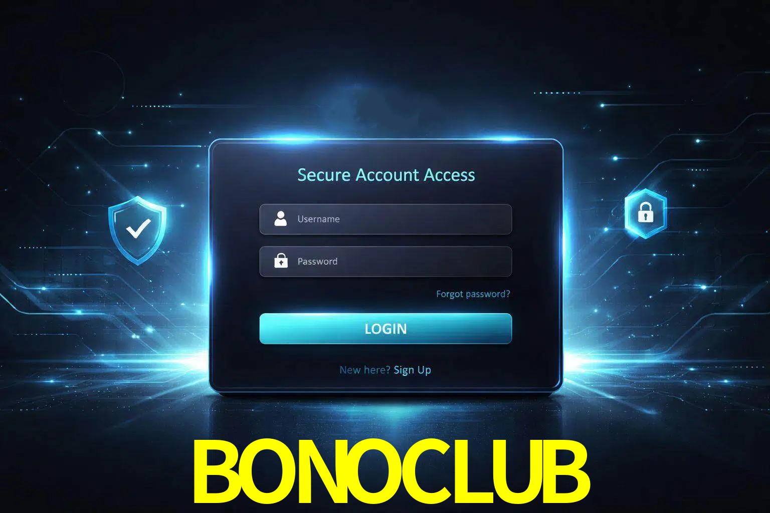 Pantalla de inicio de sesión de cuenta BONOCLUB para usuarios en México